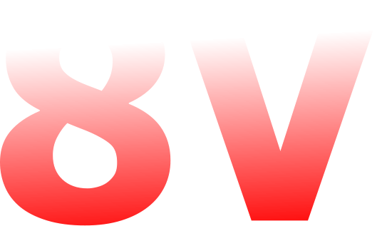 8V