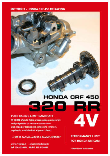 HONDA CRF 450 - ALBERI A CAMME
