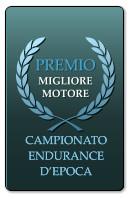 PREMIO  MIGLIORE MOTORE  CAMPIONATO ENDURANCE D’EPOCA CAMPIONATO ENDURANCE D’EPOCA